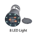 Lanterna a batería seca 17 LEDs Linterna retráctil LED portátil